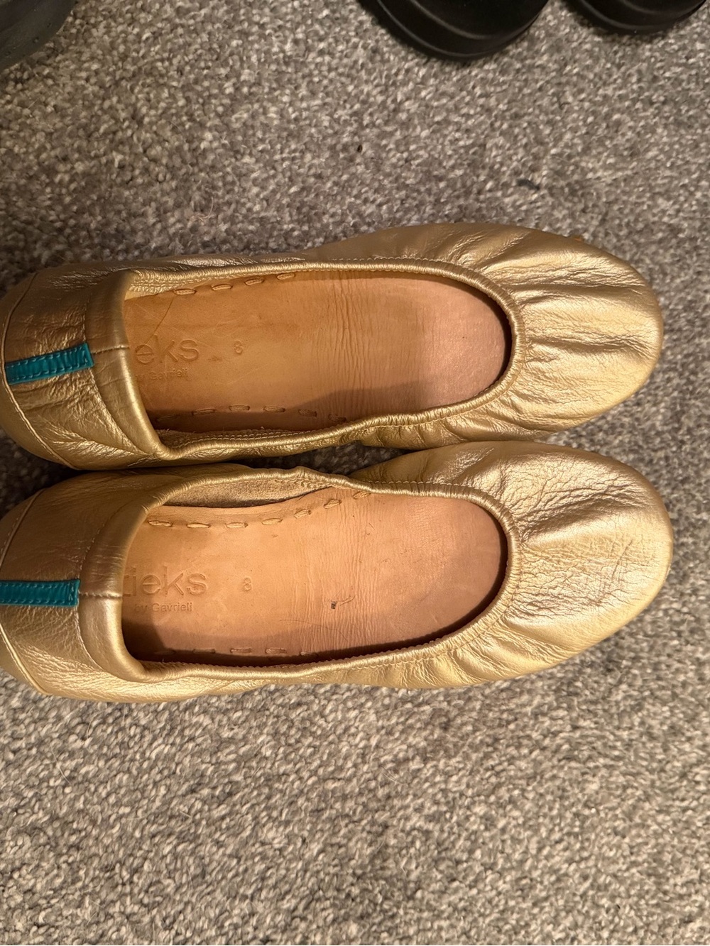 Tieks Champagne size 8